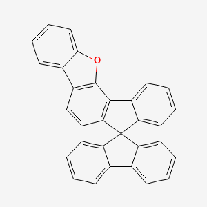 molecular formula C31H18O B13660195 Spiro[fluorene-9,7'-fluoreno[4,3-b]benzofuran] 