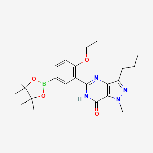 5-[2-ethoxy-5-(4,4,5,5-tetramethyl-1,3,2-dioxaborolan-2-yl)phenyl]-1-methyl-3-propyl-6H-pyrazolo[4,3-d]pyrimidin-7-one