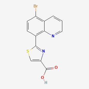 2-(5-Bromoquinolin-8-yl)thiazole-4-carboxylic Acid