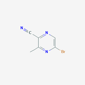 5-Bromo-3-methylpyrazine-2-carbonitrile