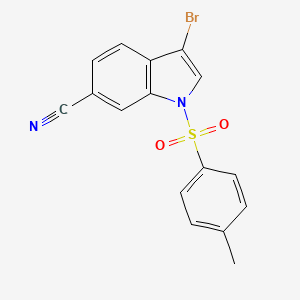 3-Bromo-1-tosyl-1H-indole-6-carbonitrile