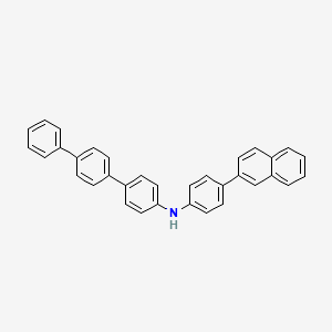 N-(4-naphthalen-2-ylphenyl)-4-(4-phenylphenyl)aniline