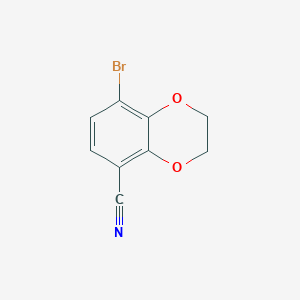 8-Bromo-2,3-dihydrobenzo[b][1,4]dioxine-5-carbonitrile