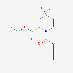 1-tert-Butyl 2-ethyl 4,4-difluoropiperidine-1,2-dicarboxylate