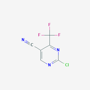 2-Chloro-4-(trifluoromethyl)pyrimidine-5-carbonitrile