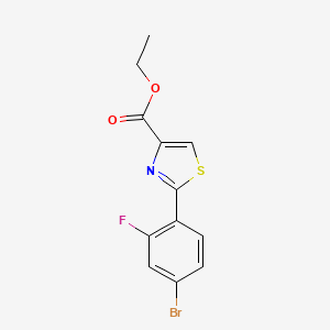 Ethyl 2-(4-Bromo-2-fluorophenyl)thiazole-4-carboxylate