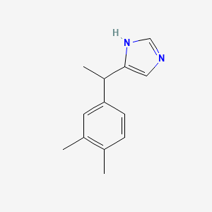 5-[1-(3,4-dimethylphenyl)ethyl]-1H-imidazole