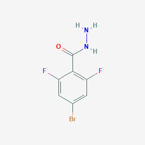 4-Bromo-2,6-difluorobenzohydrazide