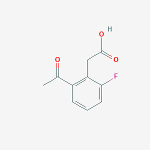 2-(2-Acetyl-6-fluorophenyl)acetic acid