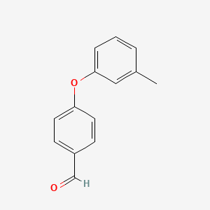 molecular formula C14H12O2 B1366035 4-(3-Methylphenoxy)benzaldehyde CAS No. 61343-84-8