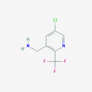 (5-Chloro-2-(trifluoromethyl)pyridin-3-yl)methanamine