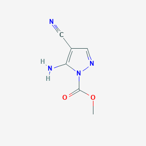 B1366051 methyl 5-amino-4-cyano-1H-pyrazole-1-carboxylate CAS No. 220131-57-7