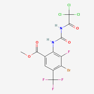 Methyl 4-Bromo-3-fluoro-2-[3-(2,2,2-trichloroacetyl)ureido]-5-(trifluoromethyl)benzoate