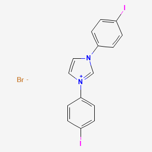 1,3-bis(4-iodophenyl)-1H-imidazol-3-ium bromide