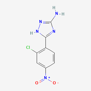 5-Amino-3-(2-chloro-4-nitrophenyl)-1H-1,2,4-triazole