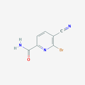 6-Bromo-5-cyanopicolinamide