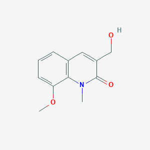 3-(Hydroxymethyl)-8-methoxy-1-methylquinolin-2-one