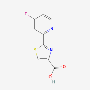 2-(4-Fluoropyridin-2-yl)thiazole-4-carboxylic Acid