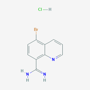 5-Bromoquinoline-8-carboximidamide hydrochloride