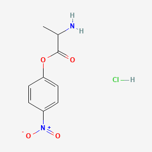 4-Nitrophenyl (2R)-2-aminopropanoate hydrochloride