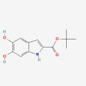 tert-Butyl 5,6-dihydroxy-1H-indole-2-carboxylate