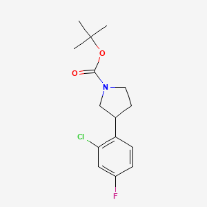 1-Boc-3-(2-chloro-4-fluorophenyl)pyrrolidine