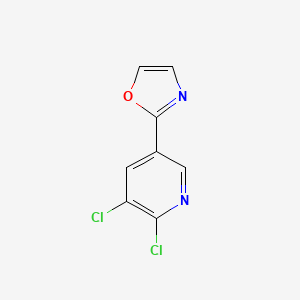 2-(5,6-Dichloropyridin-3-yl)oxazole