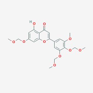 5-Hydroxy-2-[3-methoxy-4,5-bis(methoxymethoxy)phenyl]-7-(methoxymethoxy)-4H-chromen-4-one