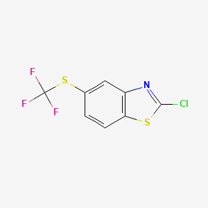 2-Chloro-5-((trifluoromethyl)thio)benzo[d]thiazole