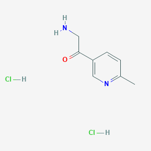 2-Amino-1-(6-methylpyridin-3-yl)ethanone Dihydrochloride