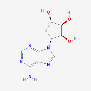 B136610 (1S,2R,3S,4R)-4-(6-aminopurin-9-yl)cyclopentane-1,2,3-triol CAS No. 142635-42-5