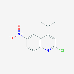 2-Chloro-4-isopropyl-6-nitroquinoline