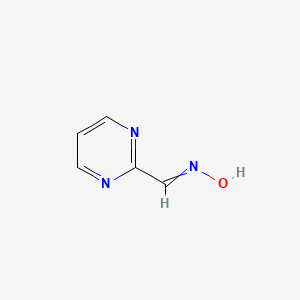 N-(pyrimidin-2-ylmethylidene)hydroxylamine