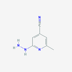 2-Hydrazinyl-6-methylisonicotinonitrile