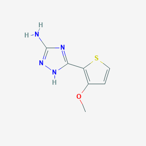 5-Amino-3-(3-methoxy-2-thienyl)-1H-1,2,4-triazole