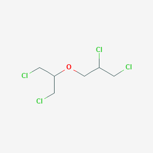 molecular formula C6H10Cl4O B136615 1,2-二氯-3-[2-氯-1-(氯甲基)乙氧基]丙烷 CAS No. 59440-90-3