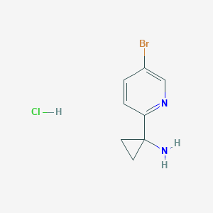 1-(5-Bromopyridin-2-yl)cyclopropanamine hydrochloride