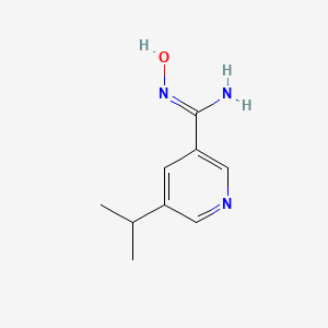 N-Hydroxy-5-isopropylnicotinimidamide