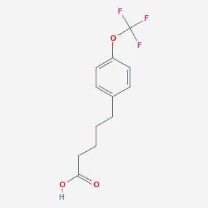 5-[4-(Trifluoromethoxy)phenyl]pentanoic acid