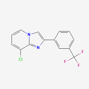 8-Chloro-2-[3-(trifluoromethyl)phenyl]imidazo[1,2-a]pyridine