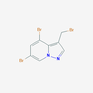 4,6-Dibromo-3-(bromomethyl)pyrazolo[1,5-a]pyridine