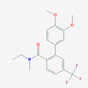 molecular formula C19H20F3NO3 B136616 氟美妥韦 CAS No. 154025-04-4