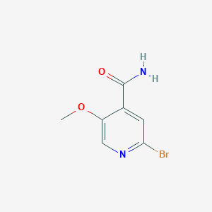 2-Bromo-5-methoxyisonicotinamide