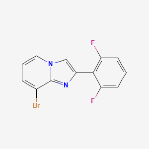 8-Bromo-2-(2,6-difluorophenyl)imidazo[1,2-a]pyridine