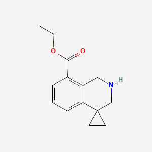 Ethyl 2',3'-dihydro-1'H-spiro[cyclopropane-1,4'-isoquinoline]-8'-carboxylate