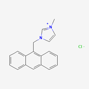 3-(Anthracen-9-ylmethyl)-1-methyl-1H-imidazol-3-ium chloride