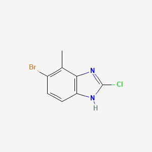 5-bromo-2-chloro-4-methyl-1H-benzo[d]imidazole