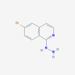 6-Bromo-1-hydrazinylisoquinoline