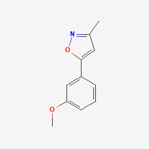 5-(3-Methoxyphenyl)-3-methylisoxazole