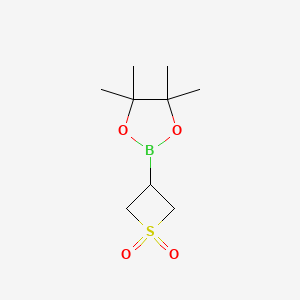 3-(4,4,5,5-Tetramethyl-1,3,2-dioxaborolan-2-yl)thietane 1,1-dioxide